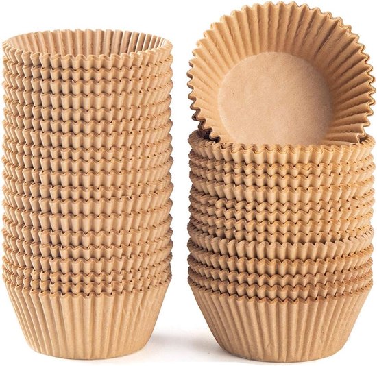 500-pack Muffin Cups - Odorless - Oil-resistant paper cupcake liners - Suitable for cupcakes, muffins and nuts V1188-ZXY-131-557