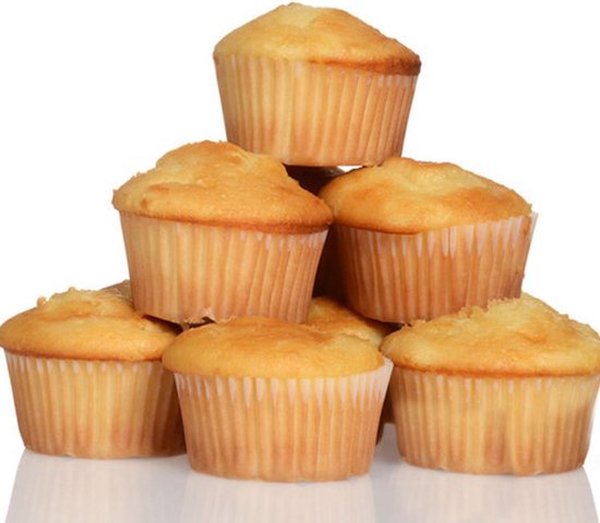 500-pack Muffin Cups - Odorless - Oil-resistant paper cupcake liners - Suitable for cupcakes, muffins and nuts V1188-ZXY-131-557