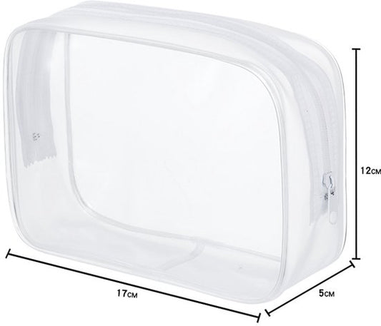 4-Piece Transparent Travel Toiletry Bag - Portable Makeup Bag - Multifunctional Waterproof Set - Skin Care & V1188-ZXY-131-572