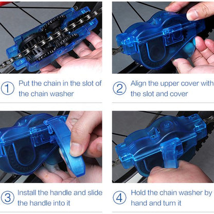 8-piece bicycle cleaning tool set - Bicycle chain ring - Cleaning kit - Mountain bike accessories - V1188-ZXY-131-582