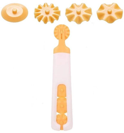 4-in-1 Flower-Shaped Dough Cutter - Multifunctional Dough Cutter - Rotary Cutter - Baking Kitchen Decorating V1188-ZXY-131-584