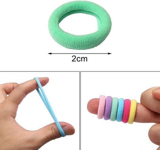 50-pack baby hair ties - multiple colors available - elastic mini hair ties - ponytail headbands - hair V1188-ZXY-131-591