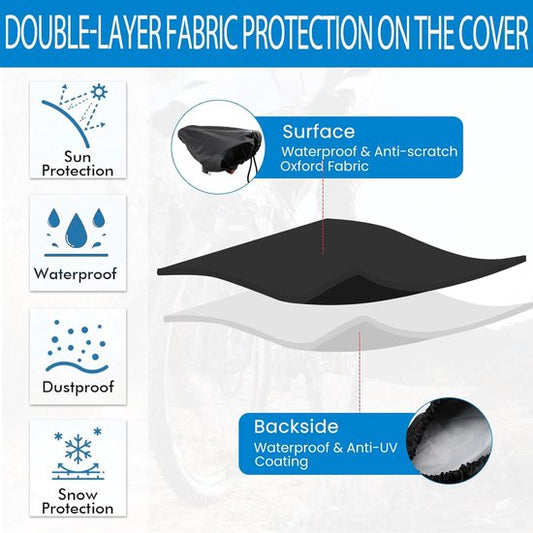 Bicycle saddle cover - Waterproof saddle cover - Rainproof saddle cover - Waterproof bicycle saddle cover V1188-ZXY-131-615