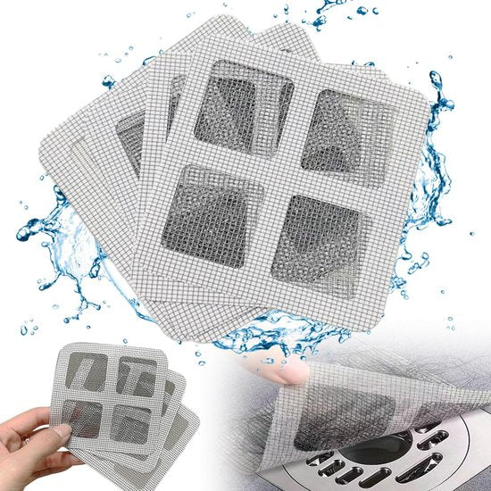100-Piece Shower Drain Filter - Sticky Hair Shower Filter - Sink Filter, Bathtub, Bathroom & Kitchen Shower V1188-ZXY-131-620