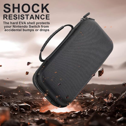 Storage Box - Travel Bag - Game Console Storage Box - Protective Portable Hard Case - Black V1188-ZXY-131-625