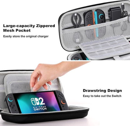 Storage Box - Travel Bag - Game Console Storage Box - Protective Portable Hard Case - Black V1188-ZXY-131-625
