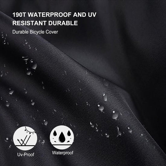 Bicycle cover - Waterproof bicycle cover for one bicycle - Waterproof bicycle cover - 200 x 110 x 70 cm - V1188-ZXY-131-632