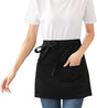 Kitchen Aprons - Women's Aprons - Half-Length Aprons - Unisex Kitchen Aprons - Restaurant, BBQ, Bar, Chef V1188-ZXY-131-637