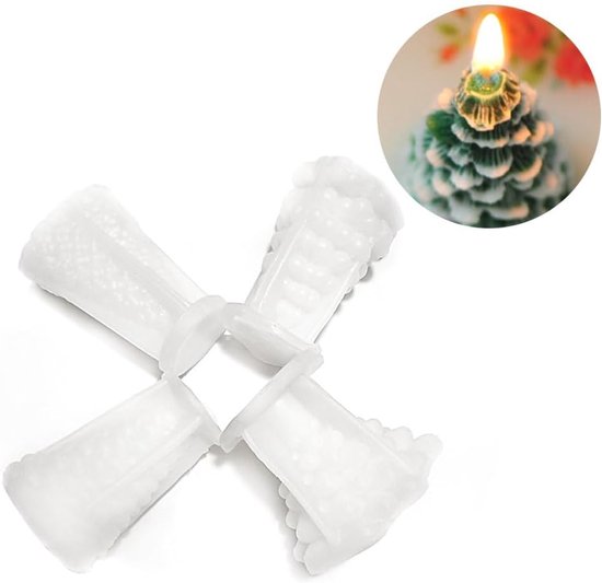 Mold - 4 pieces - Candle mold - Silicone Christmas tree mold set - Mold - Christmas gift V1188-ZXY-131-668