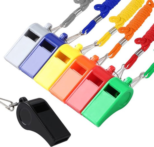 Whistles - 7 items - Emergency whistles - Coaches who whistle with ropes - Sports whistles - Loud and clear V1188-ZXY-131-671