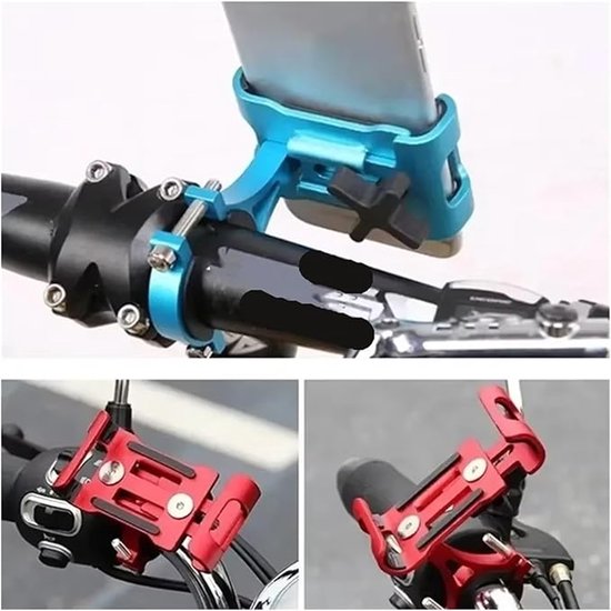 Phone holder for bicycle and motorcycle - Universal phone holder - 360 degrees rotatable and tiltable - V1188-ZXY-131-676