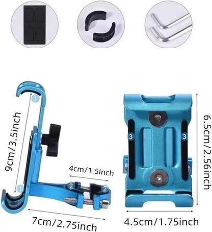 Phone holder for bicycle and motorcycle - Universal phone holder - 360 degrees rotatable and tiltable - V1188-ZXY-131-676
