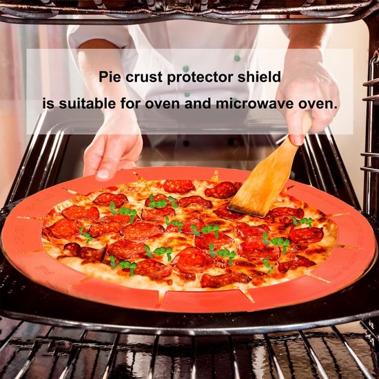 Kitchen Tools - Adjustable Silicone Protective Cover - Pizza & Cake Baking Tools - Kitchen Gadgets - Fits 8" V1188-ZXY-131-694