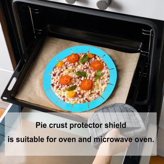 Kitchen Tools - Adjustable Silicone Protective Cover - Pizza & Cake Baking Tools - Kitchen Gadgets - Fits 8" V1188-ZXY-131-694