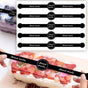 Stickers - 50 sheets - Baking stickers - Strip stickers - DIY baking stickers - Sealing stickers for cake V1188-ZXY-131-701