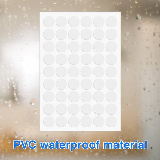 Screw Hole Stickers - 350 White Stickers - Self-adhesive screw covers - Suitable for screw holes in desks, V1188-ZXY-131-705