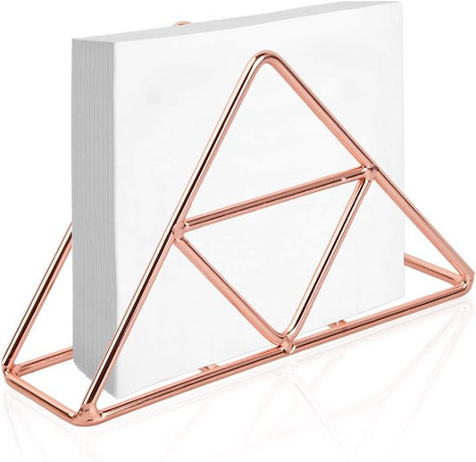 Tissue Holder - Stainless Steel Napkin Holder - Metal Napkin Holder - Triangular Napkin Holder - Paper Napkin V1188-ZXY-131-707