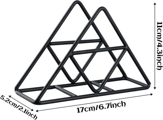 Tissue holder - Stainless steel napkin holder - Metal napkin holder - Triangular napkin holder - Tissue V1188-ZXY-131-708