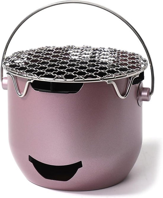 Grill - Portable Charcoal Grill - Mini Stainless Steel Charcoal Grill - Small Outdoor Grill - Suitable for V1188-ZXY-131-709