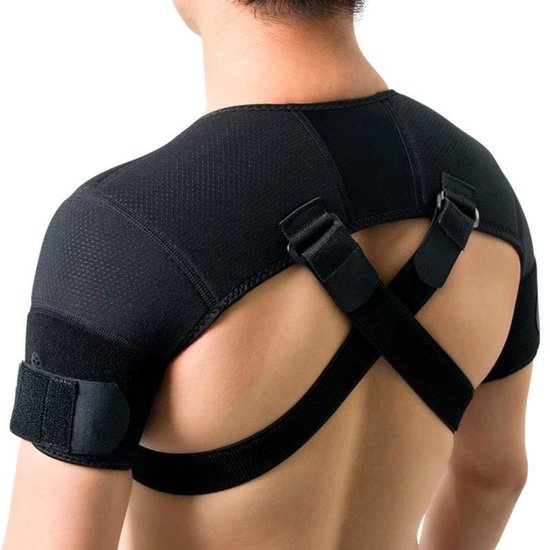 Shoulder Brace - Shoulder Support Brace for Sports - Double-Sided Adjustable & Breathable - Compression and V1188-ZXY-131-711