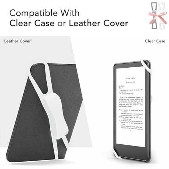 2-Pack Hand Rests for E-Readers & Tablets - Non-Slip & Comfortable to Hold - Suitable for 4.7-8 Inch Screens V1188-ZXY-131-730