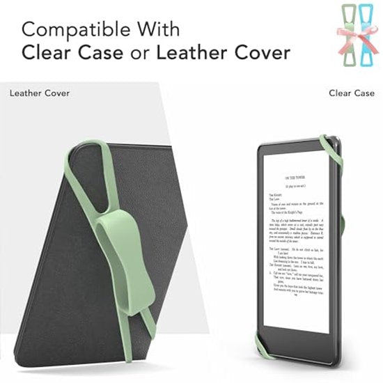 2-Pack Hand Rests for E-Readers & Tablets - Non-Slip & Comfortable to Hold - Suitable for 4.7-8 Inch Screens V1188-ZXY-131-732