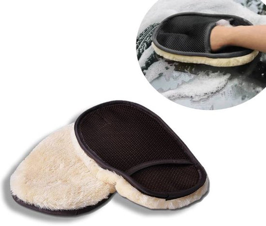 Car polishing cloth set - 2-piece set - polishing gloves - car wash gloves - car wash cloth - super strong V1188-ZXY-131-733