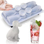 3D Labrador Ice Cube Mold - With Integrated Funnel - Dog Friendly Shape - Silicone & Easy De-molding V1188-ZXY-131-743