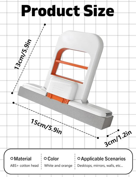 Mini Mop - with 3 replaceable sponges - portable cleaning sponge - can be used wet and dry - handle with V1188-ZXY-131-754
