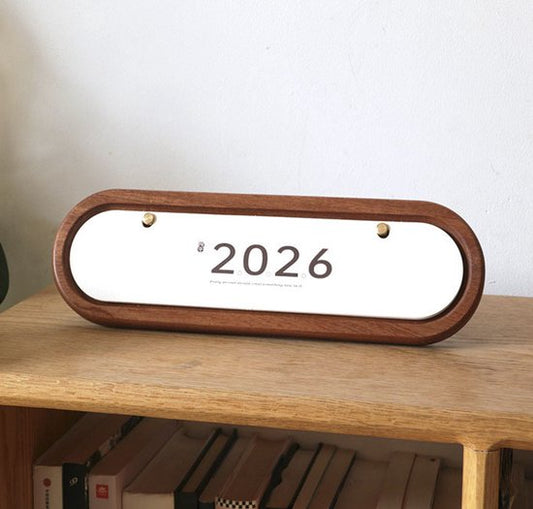 Desk Calendar 2026 - Minimalist Desk Calendar - Decorative Desk Planner - Desk Decoration - Simple Design - V1188-ZXY-131-759