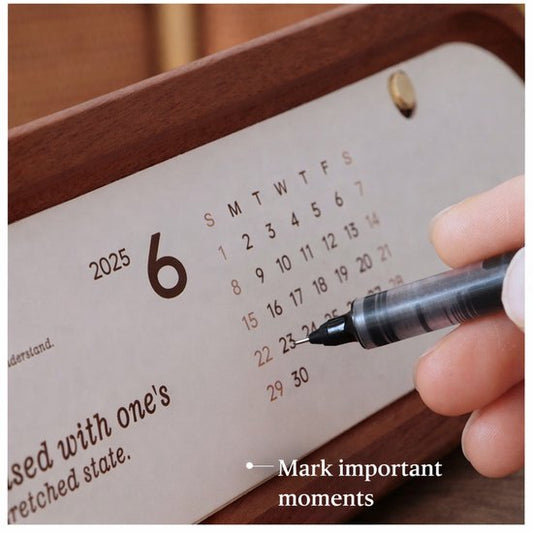Desk Calendar 2026 - Minimalist Desk Calendar - Decorative Desk Planner - Desk Decoration - Simple Design - V1188-ZXY-131-759