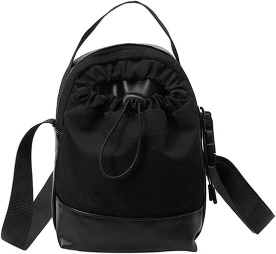Women's shoulder bag - casual bag - adjustable canvas bag with drawstring - suitable for daily commuting and V1188-ZXY-131-781