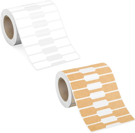 1000 Self-Adhesive Price Tags for Jewelry - Blank Labels for Necklaces, Earrings, Bracelets, Rings and V1188-ZXY-131-785