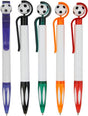 5-Pack Football Ballpoint Pens - Retractable & Non-Slip Grip - 1.0mm Black Ink for Smooth Writing V1188-ZXY-131-798