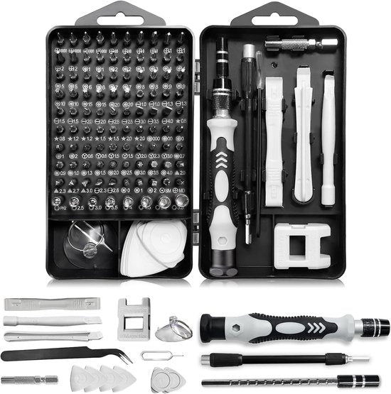 115-Piece Precision Screwdriver Set - Magnetic for Phone, Laptop & Electronics - Professional Repair Kit with V1188-ZXY-131-800