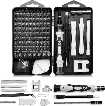 115-Piece Precision Screwdriver Set - Magnetic for Phone, Laptop & Electronics - Professional Repair Kit with V1188-ZXY-131-800