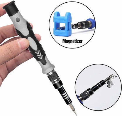 115-Piece Precision Screwdriver Set - Magnetic for Phone, Laptop & Electronics - Professional Repair Kit with V1188-ZXY-131-800