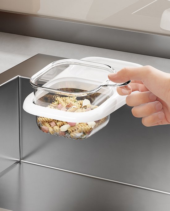 Sink Strainer & Drip Rack - With Suction Cup & Removable Strainer Tray - For Vegetables & Food Waste - Red V1188-ZXY-131-802