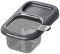 Sink Strainer & Drip Rack - With Suction Cup & Removable Strainer Tray - For Vegetables & Food Waste - Black V1188-ZXY-131-804