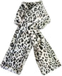 Scarf with Concealed Zipper Pocket - Secure Storage Pocket for Keys & Cards - Downy Soft & Warm - Leopard V1188-ZXY-131-812