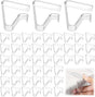 Tablecloth Clips - 48 Pieces - Tablecloth Clips - Transparent Tablecloth Clips - Windproof Tablecloth Clips - V1188-ZXY-131-813