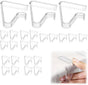 Tablecloth Clips - Pack of 24 - Transparent Tablecloth Clips - Windproof Tablecloth Clips - Suitable for V1188-ZXY-131-814