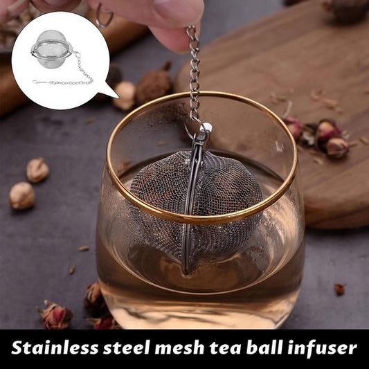 Tea filter - 3 pieces - Stainless steel tea filter - Tea ball filter - Tea filter pot - Infusion ball - V1188-ZXY-131-820