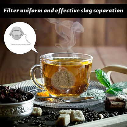 Tea filter - 3 pieces - Stainless steel tea filter - Tea ball filter - Tea filter pot - Infusion ball - V1188-ZXY-131-820