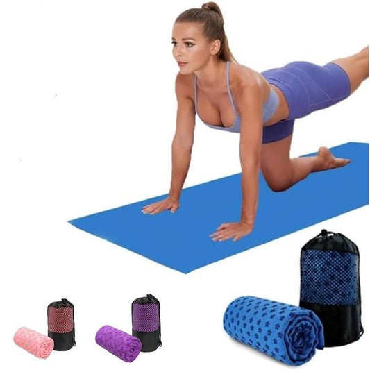 Yoga towel - Moisture-regulating and non-slip - Yoga towel - Quick-drying yoga mat fabric - Breathable yoga V1188-ZXY-131-824
