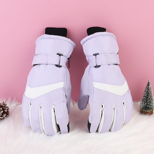 Gloves - Winter ski gloves - Warm gloves - Non-slip, thickened - Waterproof - Suitable for cold weather - V1188-ZXY-131-833