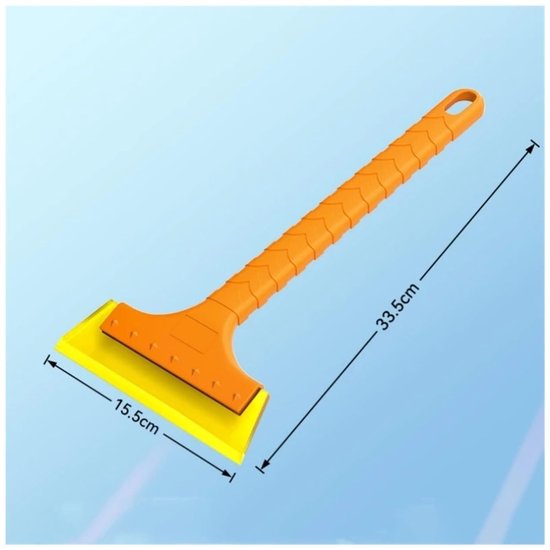 Snow brush and ice scraper - ergonomic foam handle for effortless cleaning - Universal for cars and trucks V1188-ZXY-131-842