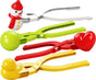 Snowball Maker for Kids | 4 Pieces - Ball/Heart/Duck/Snowman - Safe PP Material | Random Color V1188-ZXY-131-843