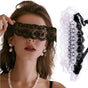 Lace Eye Mask - 4-Pack - V-Shaped - Adjustable - For Masked Balls, Galas, Halloween, Mardi Gras and Cosplay V1188-ZXY-131-871
