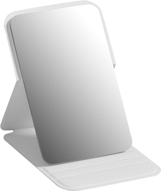 Frameless High Definition Makeup Mirror - Foldable Travel Mirror - Portable Makeup Mirror with Soft PU V1188-ZXY-131-917